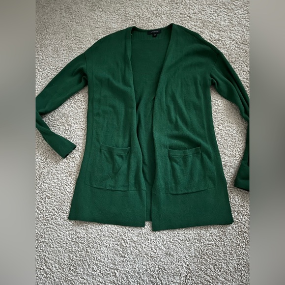Ann Taylor Sweaters - Ann Taylor green cardigan